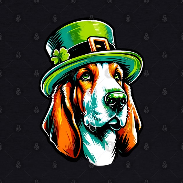 Basset Fauve de Bretagne Celebrates Saint Patrick's Day by ArtRUs